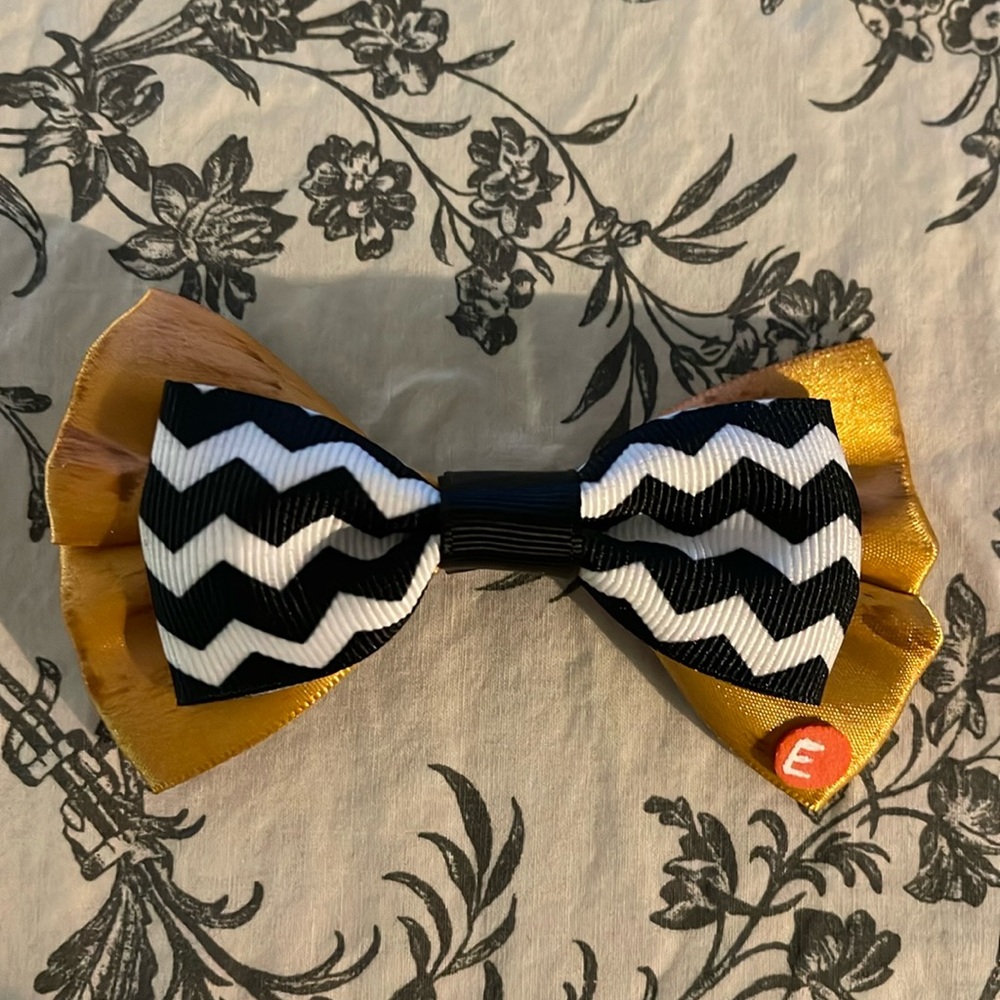 Wall-E inspired hair bow